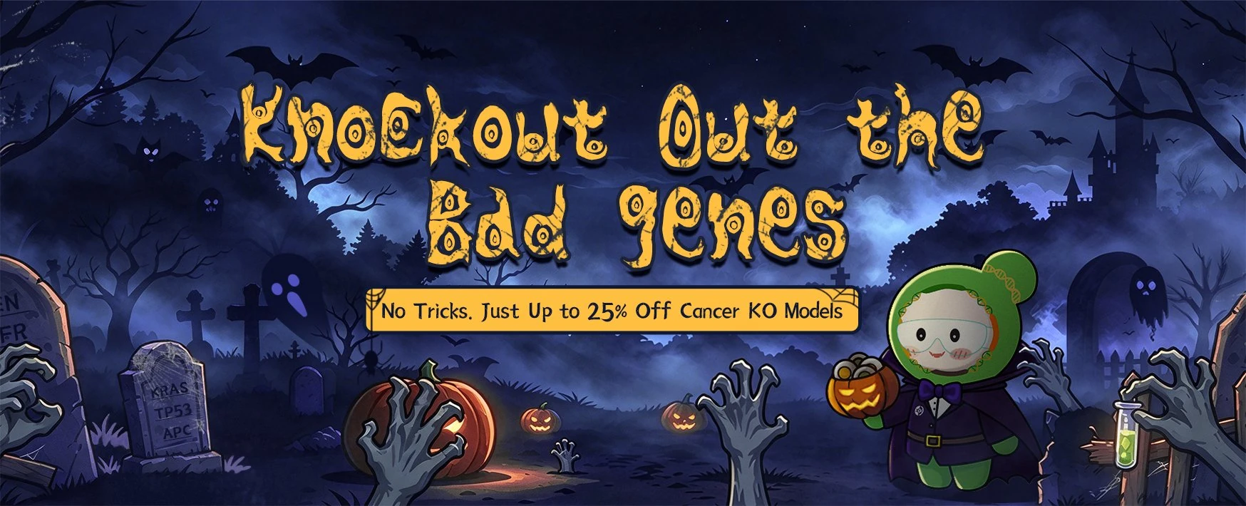 knockout out the bad genes